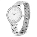 Swarovski Matrix 3-link 5706182 analog damklocka med silver urtavla och armband i rostfritt stål