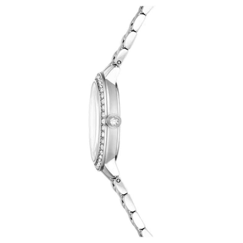 Swarovski Matrix 3-link 5706182 analog damklocka med silver urtavla och armband i rostfritt stål