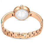 Swarovski Matrix bangle 5690808 analog damklocka med grön urtavla och armband i rostfritt stål