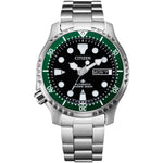 Citizen Promaster Automatik NY0084-89EE analog herrklocka med svart urtavla och armband i rostfritt stål