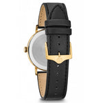 Bulova Aerojet 97B172 analog herrklocka med silver urtavla och armband i läder