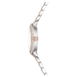 Swarovski Matrix 3-link 5715028 analog damklocka med silver urtavla och armband i rostfritt stål