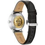 Bulova Rat Pack 96B406 analog herrklocka med flerfärgad urtavla och armband i läder