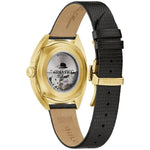 Bulova Frank Sinatra Edition 97B196 analog herrklocka med beige urtavla och armband i läder
