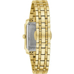 Bulova Sutton 97L186 analog damklocka med vit urtavla och armband i rostfritt stål