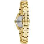 Bulova Surveyor 97L187 analog damklocka med rosa urtavla och armband i rostfritt stål