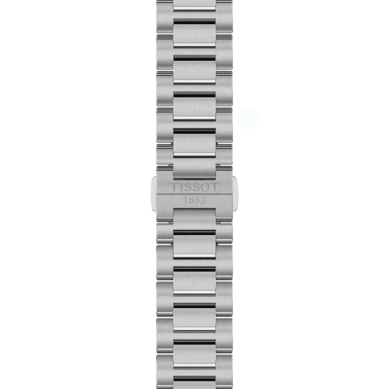 Tissot PRC 100 Solar T151.422.11.041.00 analog herrklocka med blå urtavla och armband i rostfritt stål