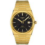 Tissot PRX Powermatic 80 Damian Lillard T137.407.33.051.00 analog herrklocka med svart urtavla och armband i rostfritt stål