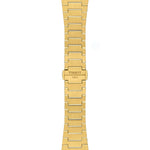 Tissot PRX T137.207.33.021.00 analog damklocka med guld urtavla och armband i rostfritt stål