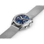 Hamilton Khaki Aviation Pilot Pioneer H76409140 analog herrklocka med blå urtavla och armband i rostfritt stål