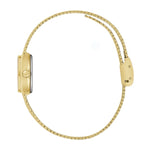 Bulova Goddess of Time 97L184 analog damklocka med grön urtavla och armband i rostfritt stål