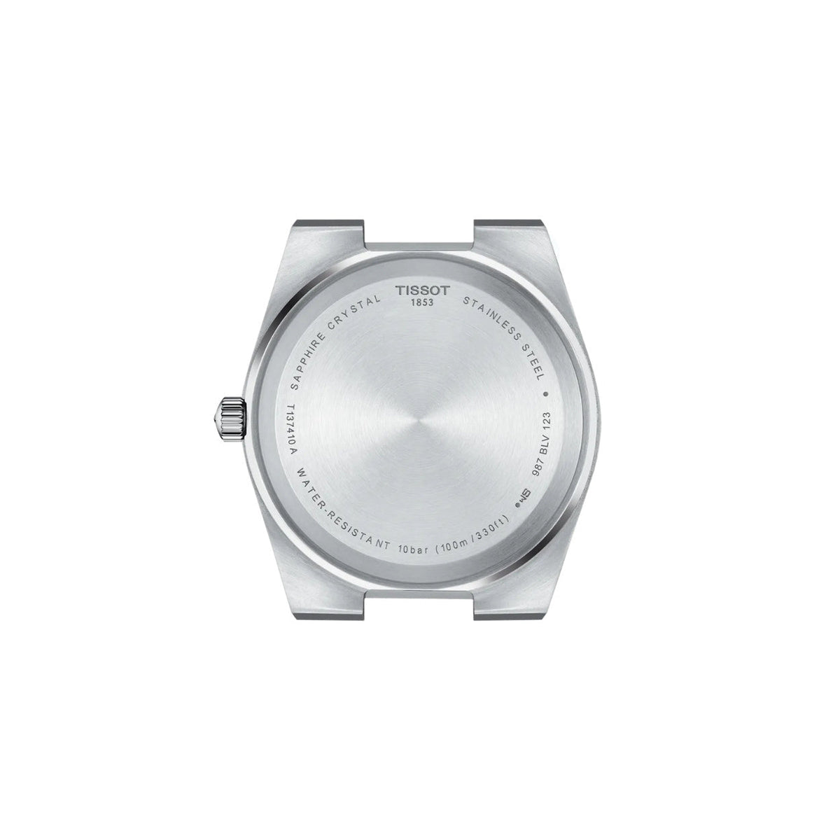 Tissot PRX T137.410.11.031.00 analog herrklocka med silver urtavla och armband i rostfritt stål
