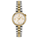 Tissot Desir T152.010.22.118.01 analog damklocka med beige urtavla och armband i rostfritt stål
