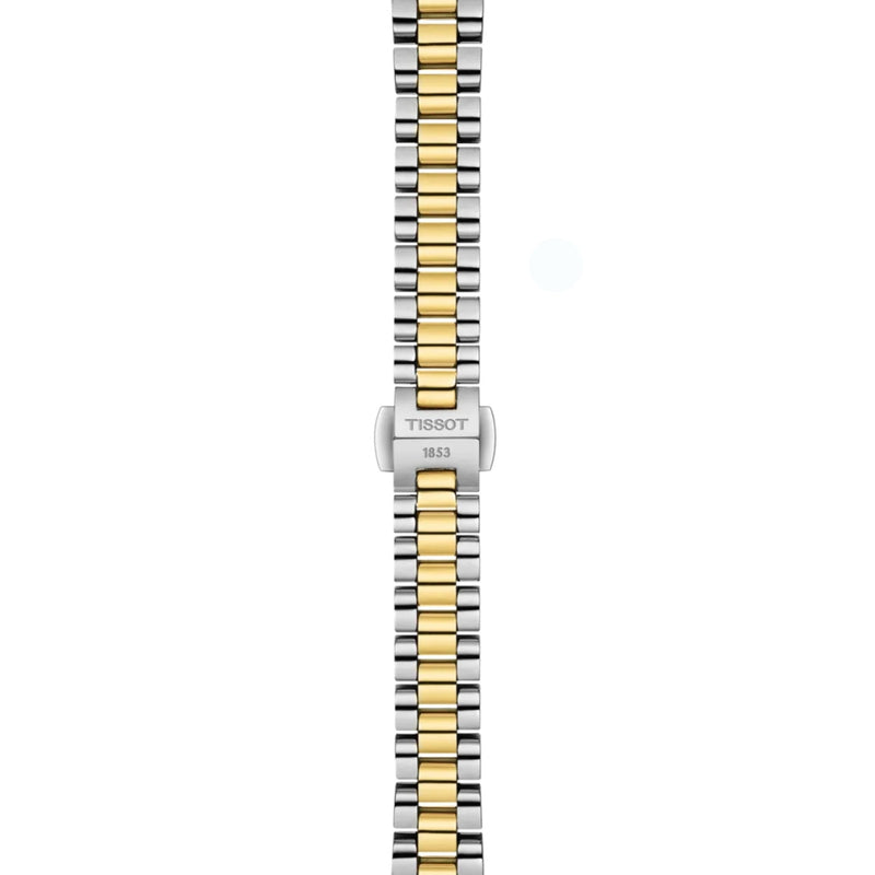 Tissot Desir T152.010.22.118.01 analog damklocka med beige urtavla och armband i rostfritt stål