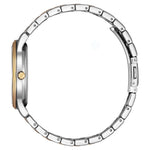 Citizen Elegance EM0416-78A analog damklocka med vit urtavla och armband i rostfritt stål