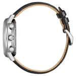 Citizen Eco-Drive Chronograph CA4630-02A analog herrklocka med vit urtavla och armband i läder