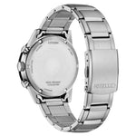 Citizen Eco-Drive Chronograph CA4624-56L analog herrklocka med blå urtavla och armband i rostfritt stål
