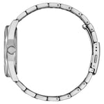 Citizen Eco-Drive Active Sport BM7631-52L analog herrklocka med blå urtavla och armband i rostfritt stål