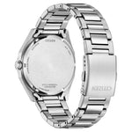 Citizen Eco-Drive Active Sport BM7631-52L analog herrklocka med blå urtavla och armband i rostfritt stål