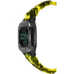 Philipp Plein Hyper Shock PWHAA1722 digital unisexklocka med svart urtavla och armband i gummi