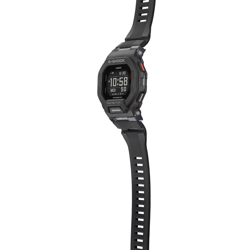 Casio G-Shock GBD-200-1ER digital herrklocka med svart urtavla och armband i resin