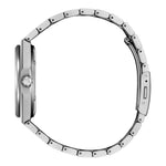Citizen Super Titanium Eco-Drive AW0130-85XE analog herrklocka med grön urtavla och armband i titan