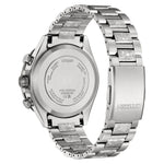 Citizen Attesa Recrystallized Titanium CC4076-65A analog herrklocka med grå urtavla och armband i titan