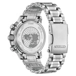Citizen Promaster Geo Trekker BY3006-53E analog herrklocka med svart urtavla och armband i rostfritt stål