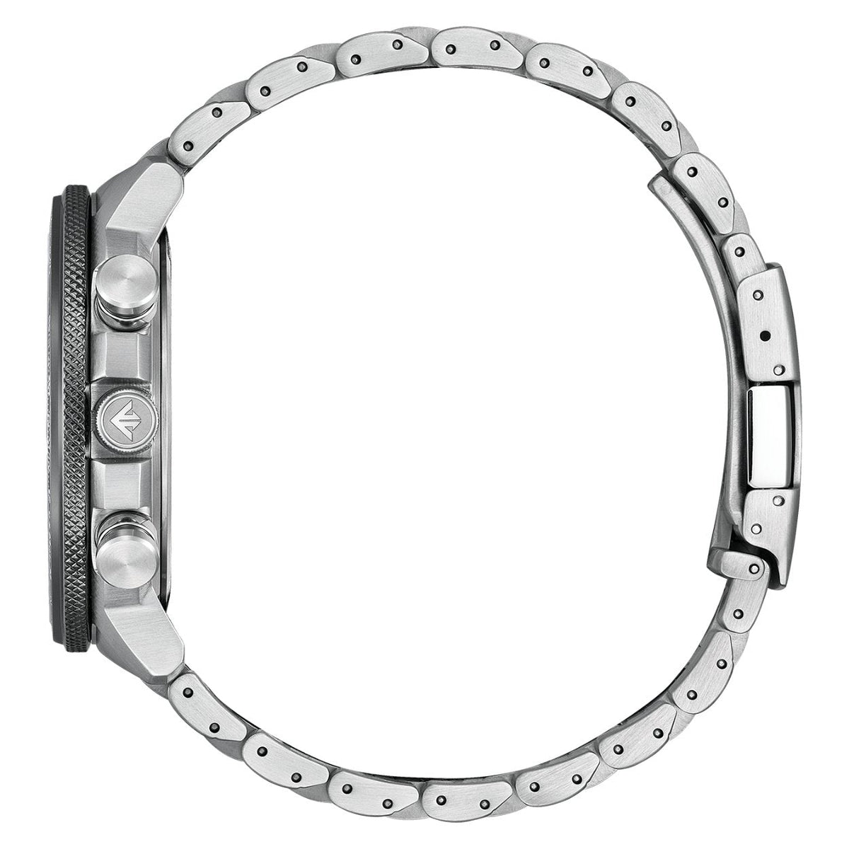 Citizen Promaster Geo Trekker BY3006-53E analog herrklocka med svart urtavla och armband i rostfritt stål