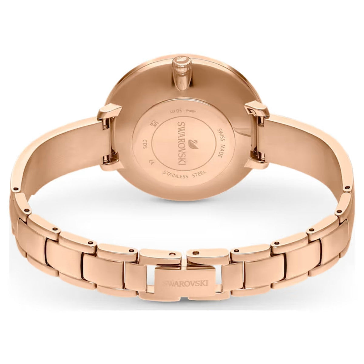 Swarovski Crystalline Deligh 5642221 analog damklocka med vit urtavla och armband i rostfritt stål