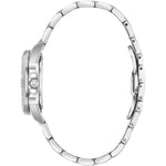 Bulova Marine Star Diamond 96R232 analog damklocka med vit urtavla och armband i rostfritt stål