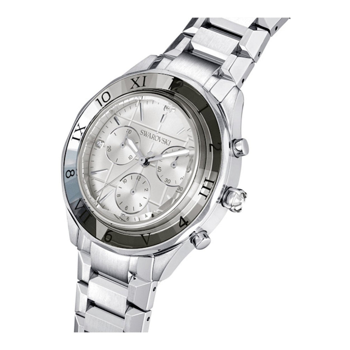 Swarovski Dextera 5641297 analog damklocka med silver urtavla och armband i rostfritt stål