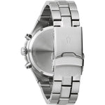 Bulova Precisionist Classic 96B410 analog herrklocka med svart urtavla och armband i rostfritt stål