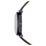 Swarovski Crystalline Wonder 5664311 analog damklocka med svart urtavla och armband i skinn