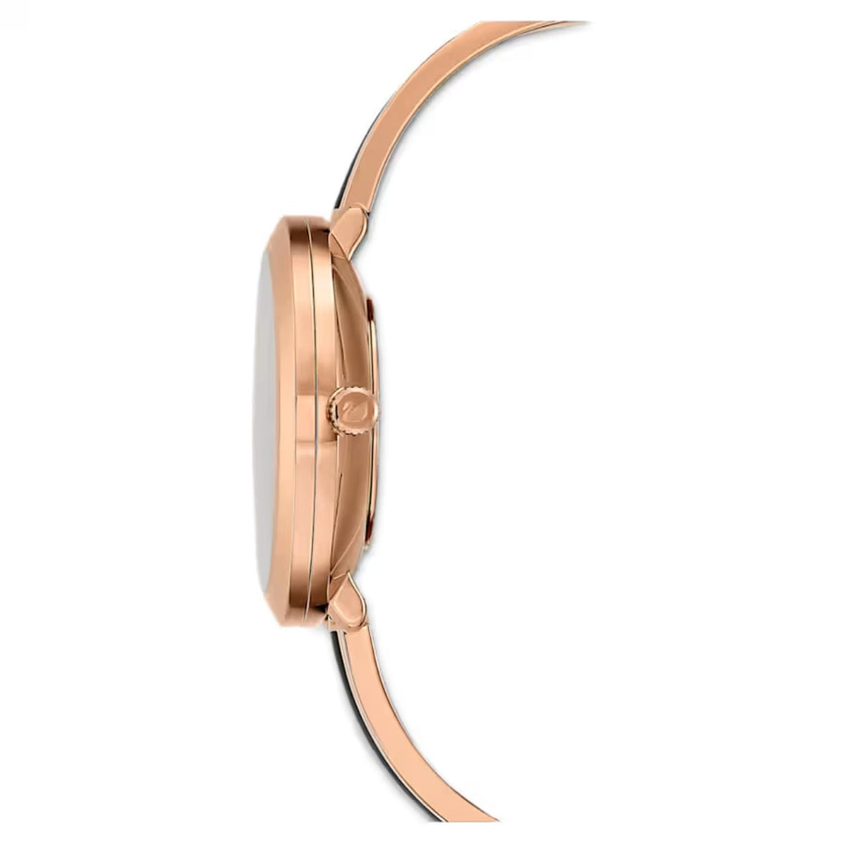 Swarovski Crystalline delight5580530 analog damklocka med svart urtavla och armband i rostfritt stål