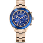 Swarovski Octea lux sport 5632481 analog damklocka med blå urtavla och armband i rostfritt stål