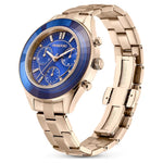 Swarovski Octea lux sport 5632481 analog damklocka med blå urtavla och armband i rostfritt stål