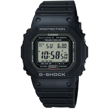 Casio G-Shock GW-5000U-1ER digital herrklocka med svart urtavla och armband i resin