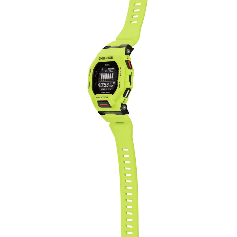 Casio G-Shock GBD-200-9ER digital herrklocka med svart urtavla och armband i resin