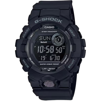 Casio G-Shock GBD-800-1BER digital herrklocka med svart urtavla och armband i resin