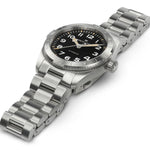 Hamilton Khaki Field Expedition Auto H70225130 analog herrklocka med svart urtavla och armband i rostfritt stål