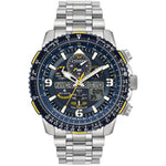 Citizen Promaster Skyhawk " Blue Angel" JY8078-52L analog herrklocka med blå urtavla och armband i rostfritt stål