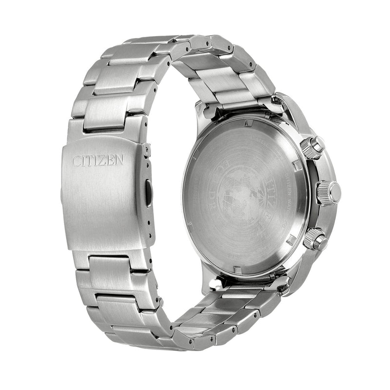 Citizen Classic CA0690-88L analog herrklocka med blå urtavla och armband i rostfritt stål