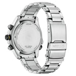 Citizen Promaster Eco-Drive JV1006-51L ana-digi herrklocka med blå urtavla och armband i rostfritt stål