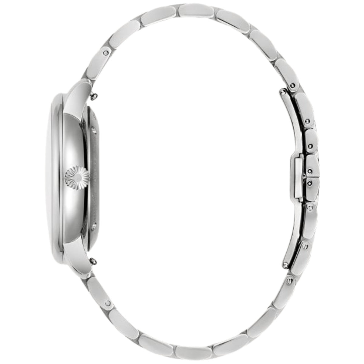Bulova Hudson 96B447 analog herrklocka med mörk blå urtavla och armband i rostfritt stål