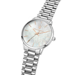 Maserati Royale R8853147507 analog damklocka med silver urtavla och armband i rostfritt stål