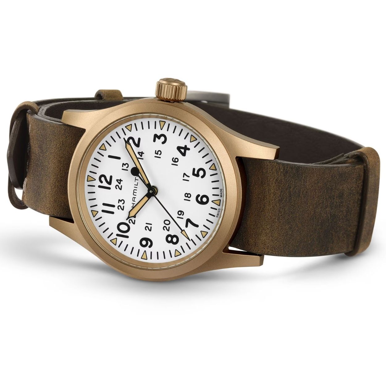 Hamilton Khaki Field Mechanical Bronze H69459510 från  Hamilton – Märkesklocka hos Kronura