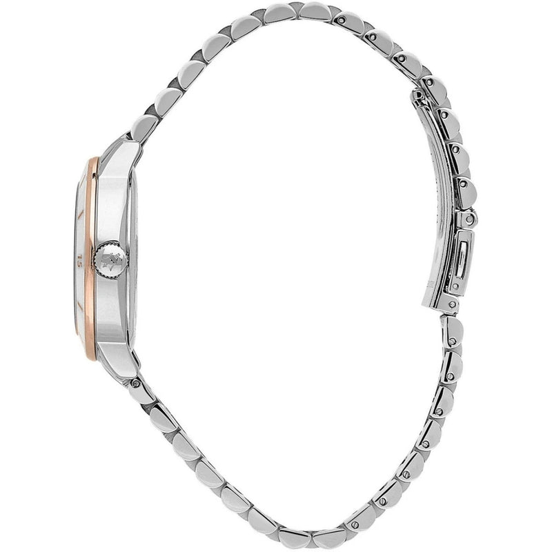 Maserati Successo R8853145504 analog damklocka med vit urtavla och armband i rostfritt stål