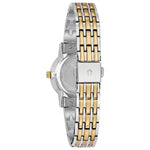 Bulova Classic 98P115 analog damklocka med silver urtavla och armband i rostfritt stål
