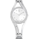 Swarovski Hyperbola 5689432 analog damklocka med vit urtavla och armband i rostfritt stål